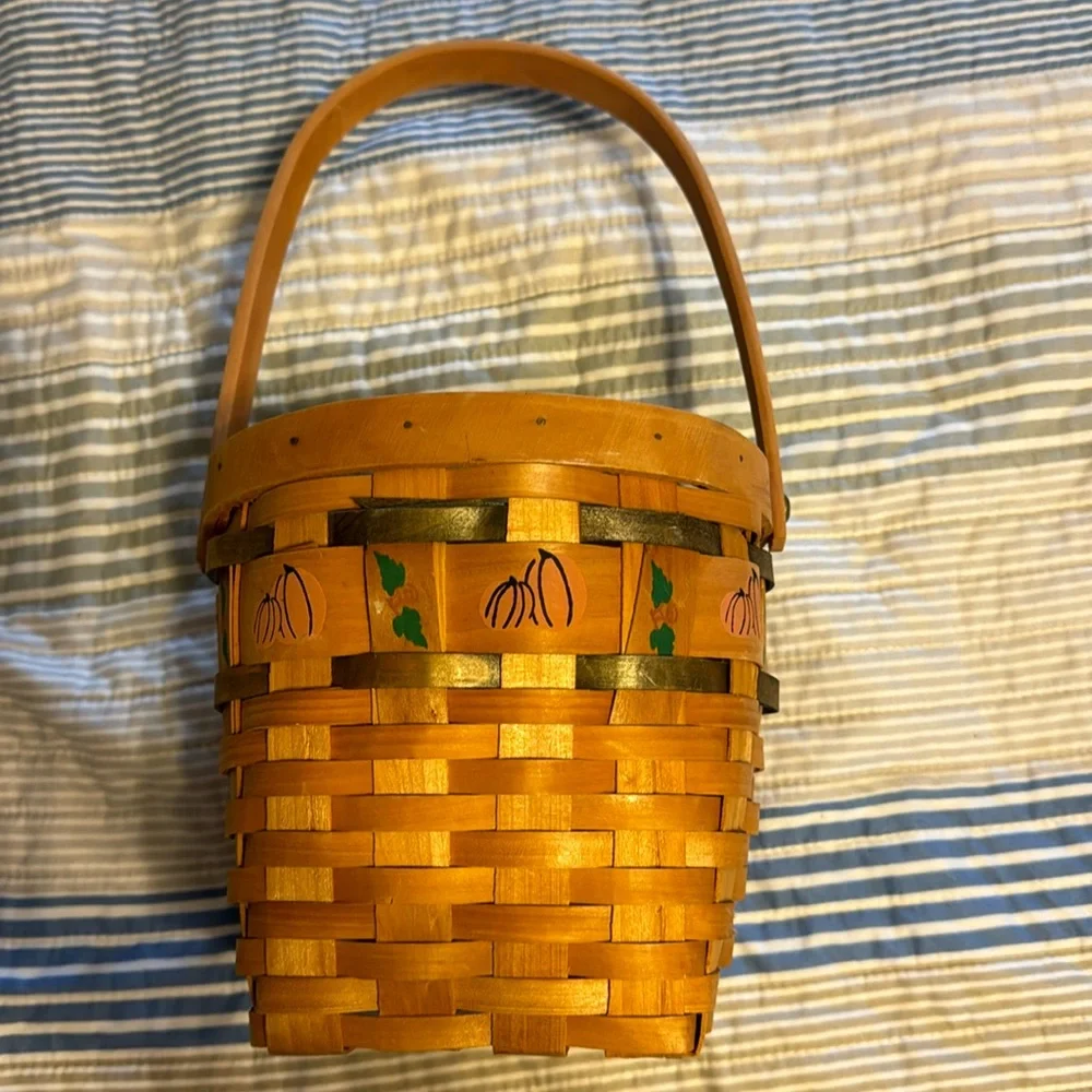 Wicker basket decoration